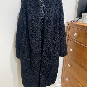 Serena Williams Black and Gold Coat